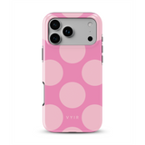 Big Polka Dots, Bubblegum - Tough iPhone Hoesje