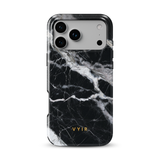 Italian Marble Black - Tough Telefoonhoesje