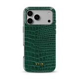 Croc Leather Print Jade - Tough Telefoonhoesje