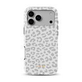 Leopard Elegance Grey - Tough MagSafe iPhone Hoesje