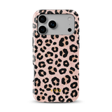 Luxe Leopard Roségoud - Tough MagSafe iPhone-hoesje