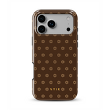 VYIR Signature Flowers, Chocolate Brown - Tough MagSafe iPhone Hoesje