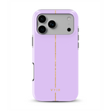 VYIR Signature Golden Line, Lavender Purple - Tough MagSafe iPhone-hoesje
