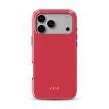 VYIR Signature Solid Colors, Rood - Tough MagSafe iPhone Hoesje