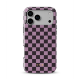Tiny Checker, pruimkleurig - Tough Telefoonhoesje