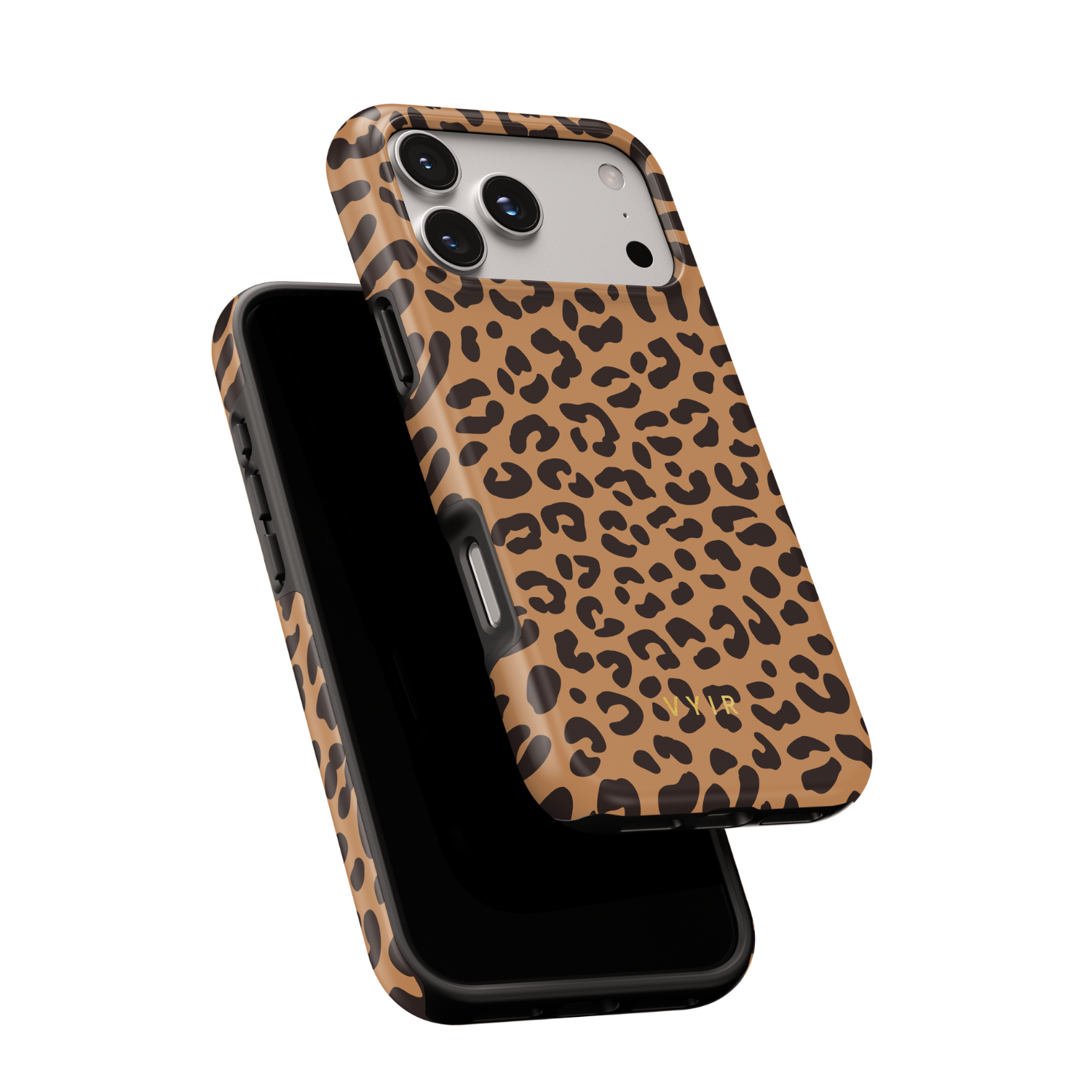 Leopard Elegance Peanut - Shockproof MagSafe iPhone Case - VYIR
