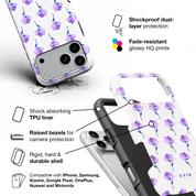 Petal Breeze Lilac - Shockproof Phone Case - VYIR