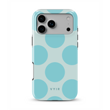 Big Polka Dots, Lagoon - Tough iPhone Hoesje