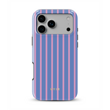 Vertical Stripes, Periwinkle Dream - Tough MagSafe iPhone Hoesje